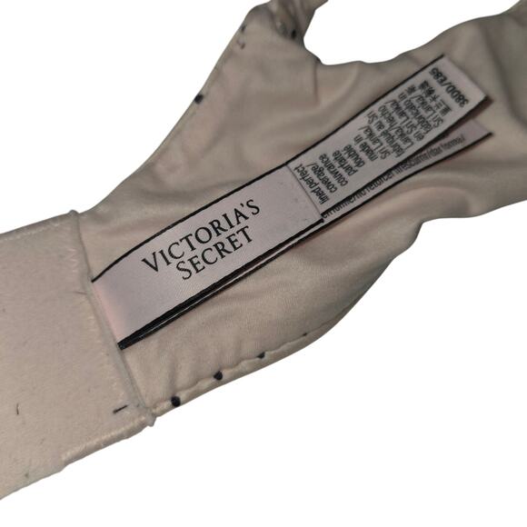 Victorias Secret Body by Victoria 38DD Polka Dot Lined Perfect Coverage Bra Pink - Picture 9 of 10